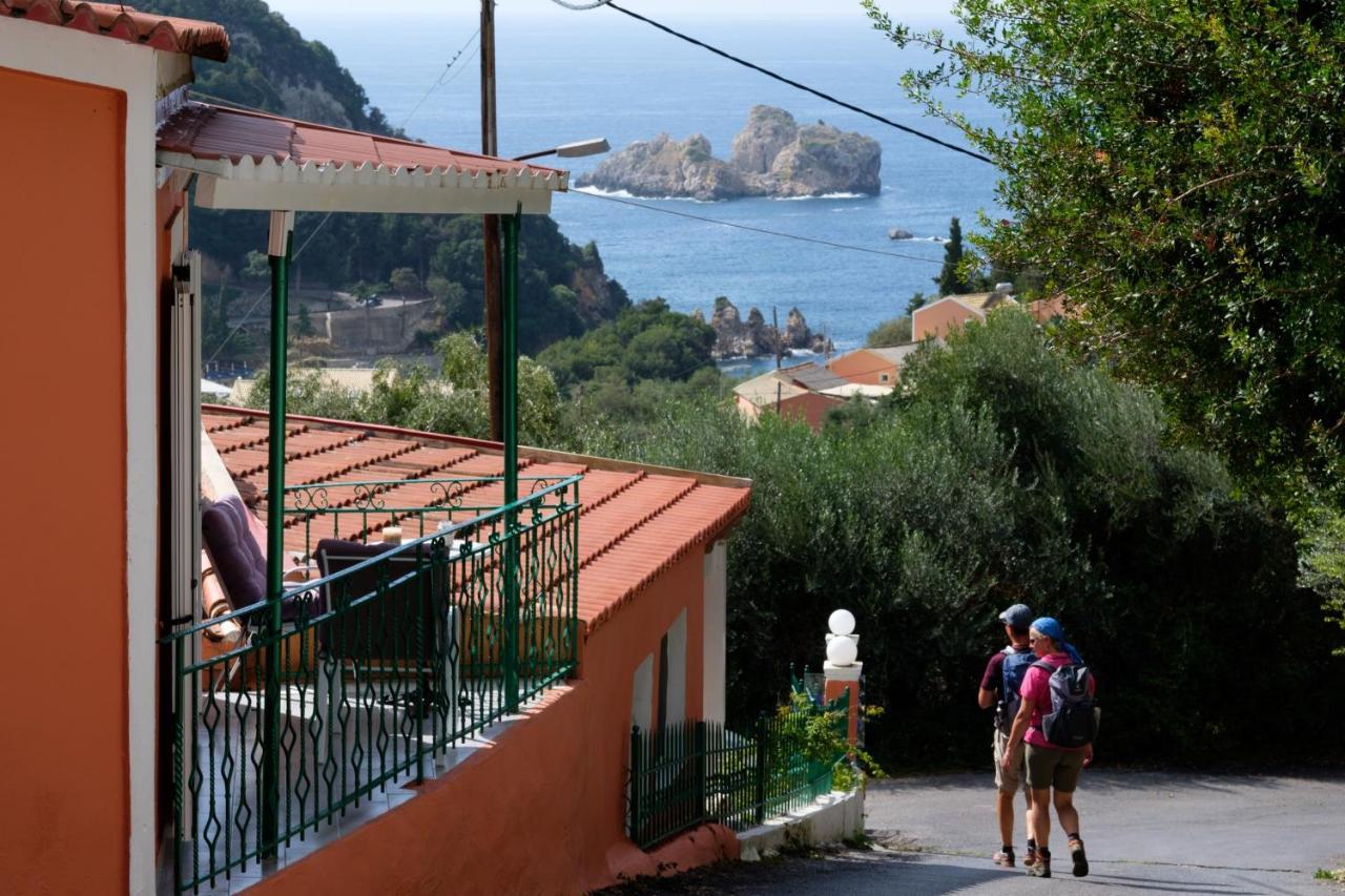 Eftyxia Apartments Paleokastritsa Dış mekan fotoğraf