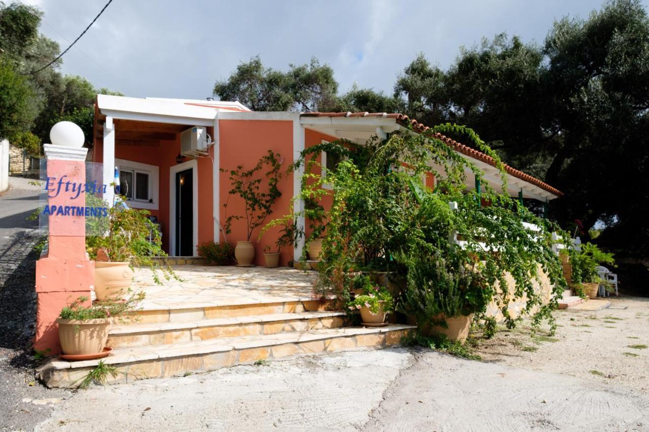Eftyxia Apartments Paleokastritsa Dış mekan fotoğraf