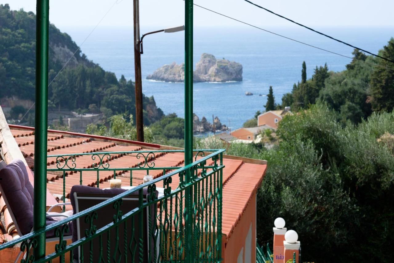 Eftyxia Apartments Paleokastritsa Dış mekan fotoğraf